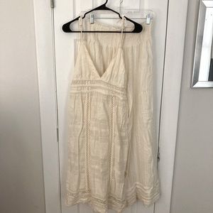 Free People Cream Linen Summer Set